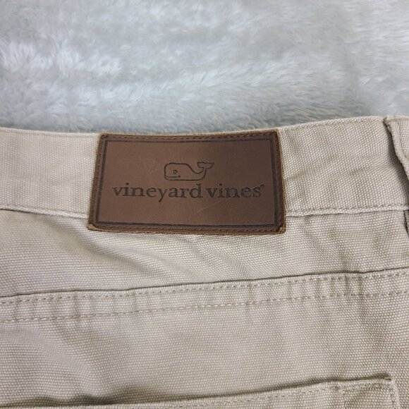 Vineyard Vines Pants Mens Size 36X32 Khaki Regular Fit Lightweight‎ Thin Casual - Picture 10 of 11